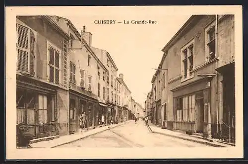 AK Cuisery, la Grande Rue