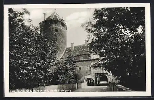 AK Schlaining, Schloss-Eingang