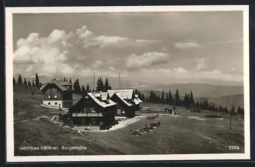 AK Steindorf am Ossiacher See, Bodensdorf, Bergerhütte Görlitzen