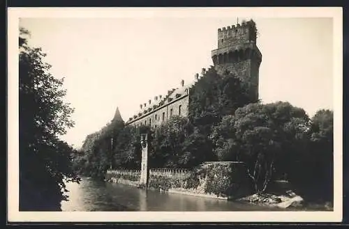 AK Waidhofen a. d. Ybbs, Blick auf das Schloss