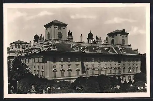 AK Eisenstadt, Anblick des Schlosses