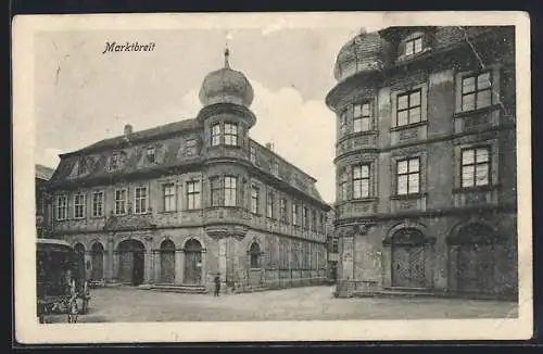 AK Marktbreit, historische Stadthäuser