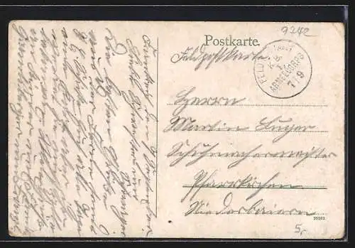 AK Schweinfurt, Mainpartie mit Trommelwehr