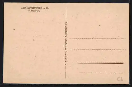 AK Aschaffenburg, Stiftskirche