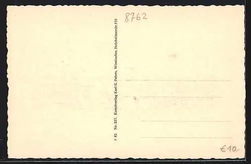 AK Amorbach, Strassenpartie mit Pfarrgasse