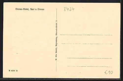 AK Saal a. D., Weinzimmer I im Donau-Hotel