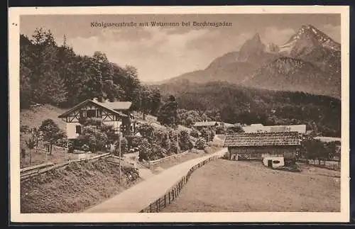 AK Berchtesgaden, Sicht auf Villa Lichtenfels