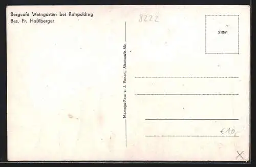 AK Ruhpolding, Bergcafé Weingarten