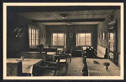 AK Bayrischzell, Café Silberhaus, Tagesraum