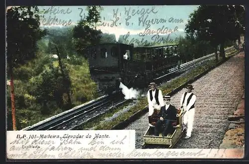 AK Madeira, Elevador do Monte, portugiesische Bergbahn