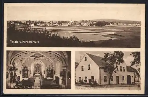 AK Konnersreuth, Geburtshaus der Therese Neumann, Innenansicht der Kirche