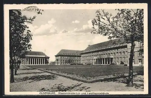 AK Oldenburg / O., Staatsministerium und Landtagsgebäude