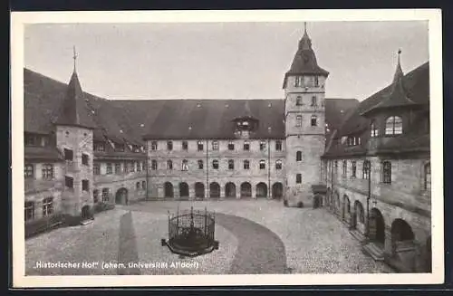 AK Altdorf / Nürnberg, Historischer Hof der ehem. Universität