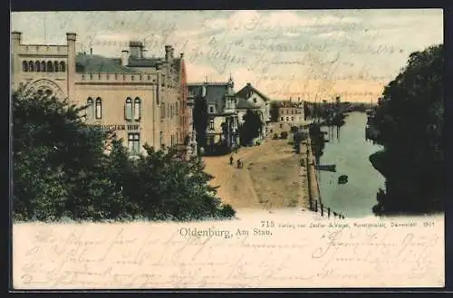 AK Oldenburg / O., Idylle am Stau