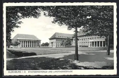 AK Oldenburg / O., Staatsministerium und Landtagsgebäude