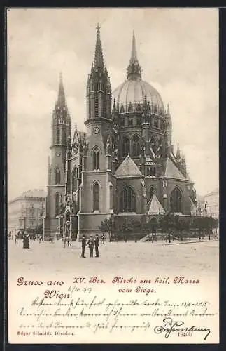 AK Wien, Kirche zur heil. Maria vom Siege