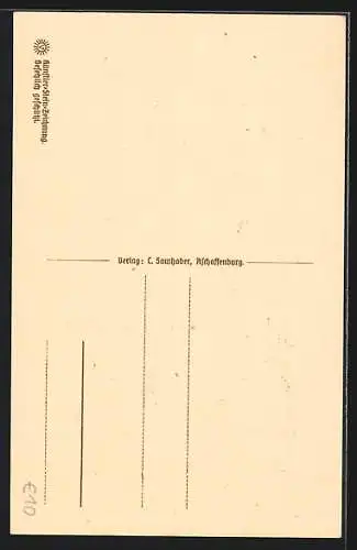 Steindruck-AK Miltenberg a. M., Das alte Schloss