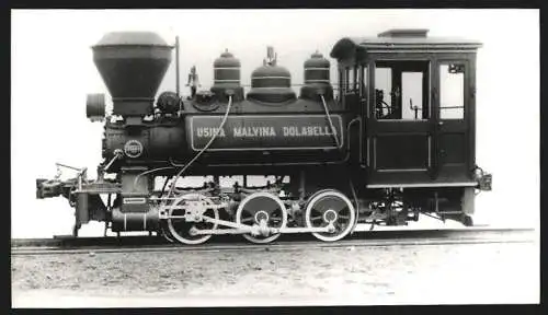 Fotografie Eisenbahn Usina Malvina Dolabella, Dampflok, Lokomotive Nr. 60693, später Foto-Abzug