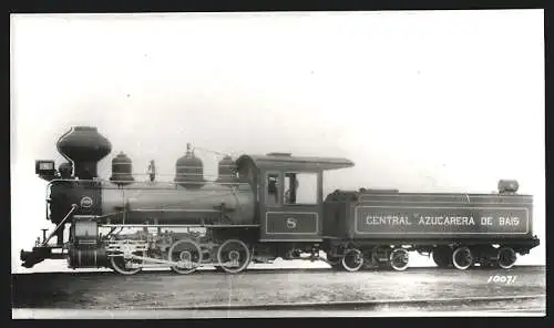 Fotografie Eisenbahn Central Azucarera De Bais, Dampflok, Tender-Lokomotive Nr. 8, später Foto-Abzug