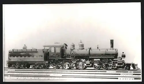 Fotografie Eisenbahn C.S.F. & E.R.R. Co., Dampflok, Tender-Lokomotive Trojan, später Foto-Abzug