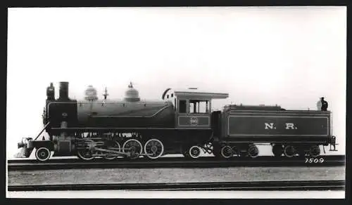 Fotografie Eisenbahn N. R., Dampflok, Tender-Lokomotive Nr. 96, später Foto-Abzug