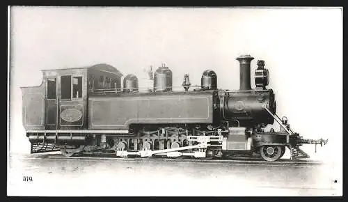 Fotografie Eisenbahn, Lokomotive, Dampflok Beatrice Nr. 2, später Foto-Abzug