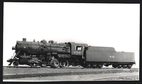 Fotografie Eisenbahn W. M., Dampflok, Tender-Lokomotive Nr. 850, später Foto-Abzug