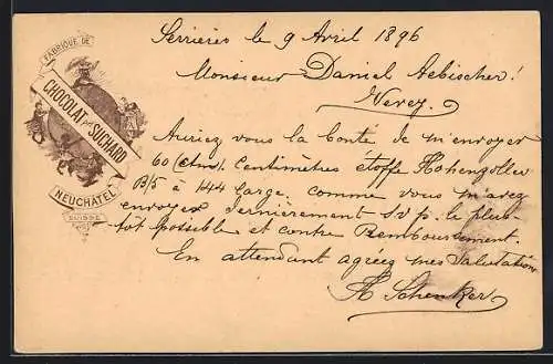 Lithographie Chocolat Suchard, Konsumenten rund um den Globus