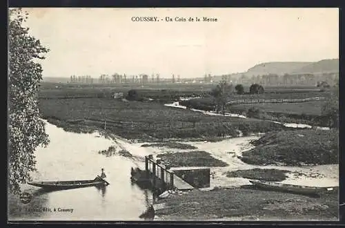 AK Coussey, Un coin de la Meuse