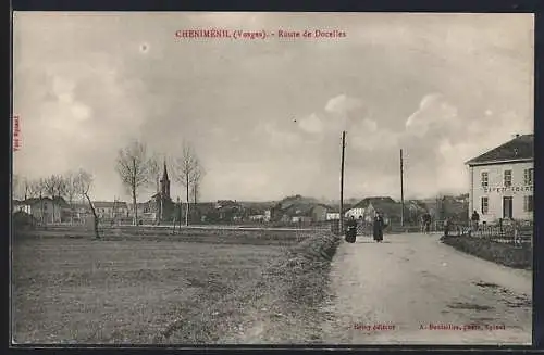 AK Cheniménil, Route de Docelles