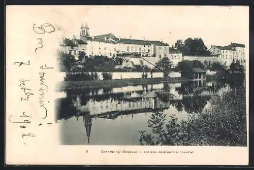 AK Charmes-s-Moselle, Anciens remparts & couvent