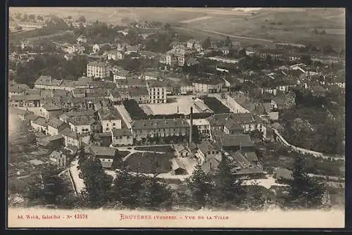 AK Bruyères, Vue de la Ville