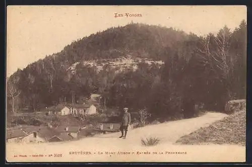 AK Bruyères, Le Mont Avison, Entrée de la Promenade