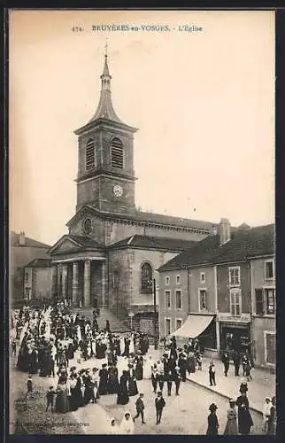 AK Bruyeres-en-Vosges, L'Eglise