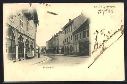 AK Le Thillot, Grande Rue dans les Vosges