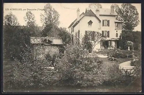 AK Dompaire, Les Aunelles et jardin verdoyant