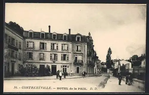 AK Contrexéville, Hôtel de la Paix