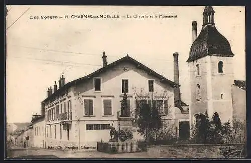 AK Charmes-sur-Moselle, La Chapelle et le Monument