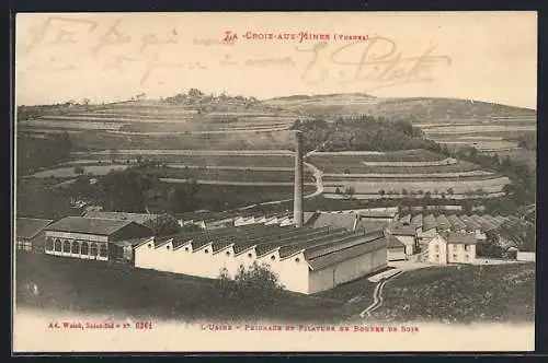 AK La Croix-aux-Mines, L`Usine, Peignage et Filature de Bourre de Soie