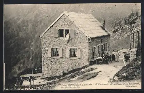 AK Hohneck, Restaurant du Schiessroth à 1.366 mètres d`altitude