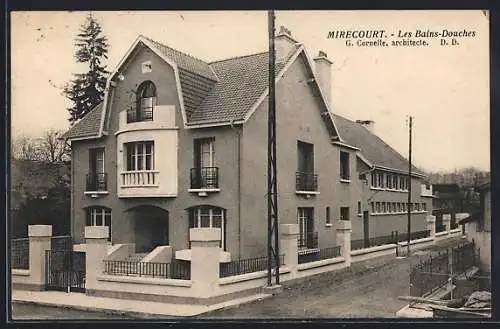 AK Mirecourt, Les Bains-Douches, architecte G. Corelle