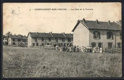 AK Gironcourt-sur-Vraine, Les Cités de la Verrerie