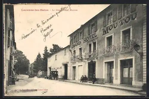 AK Lacaune-les-Bains, Le Grand Hotel Mouton