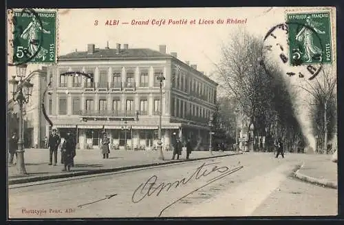 AK Albi, Grand Café Pontié et Lices du Rhonel