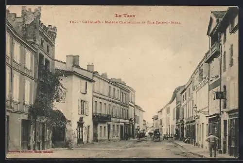 AK Gaillac, Maison Cantalauze et Rue Joseph-Rigal