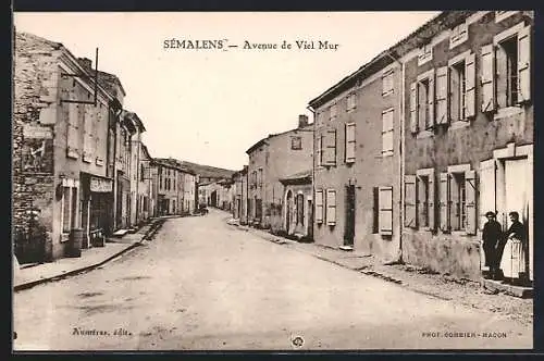 AK Sémalens, Avenue de Viel Mur