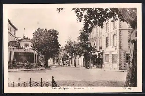 AK Saint-Sulpice, Avenue de la Gare