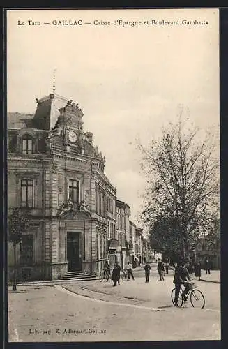 AK Gaillac, Caisse d`Épargne et Boulevard Gambetta