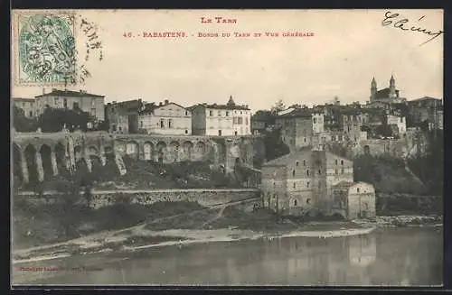 AK Rabastens, Bords du Tarn et vue générale