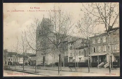 AK Rabastens, L`Eglise St-Pierre & la Promenade